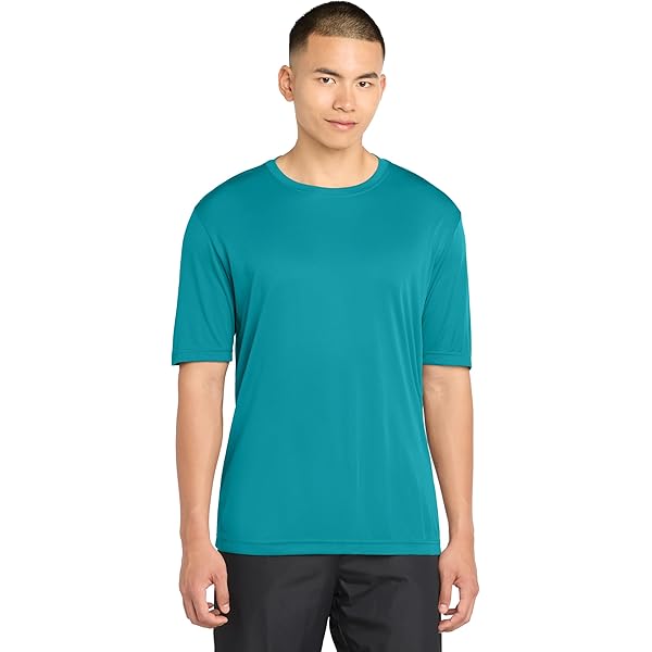 SPORT-TEK Unisex Dry Zone Short Sleeve Raglan T-Shirt Black